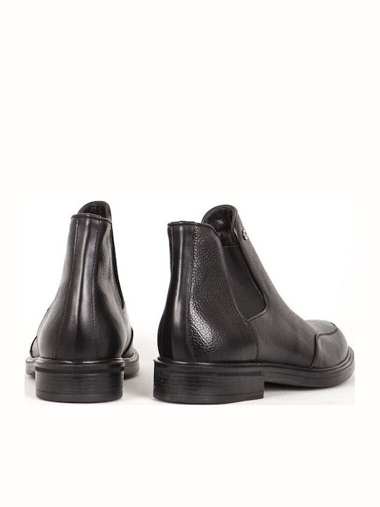 Piele Negru Ghete barbati