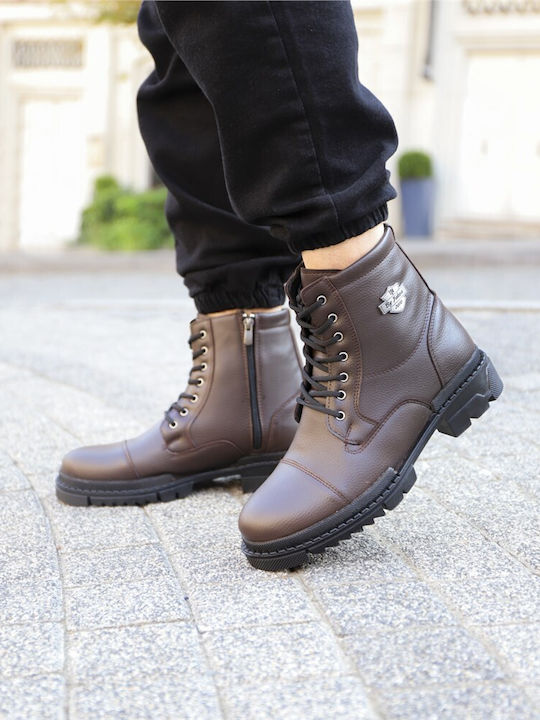 Piele Negru Ghete barbati