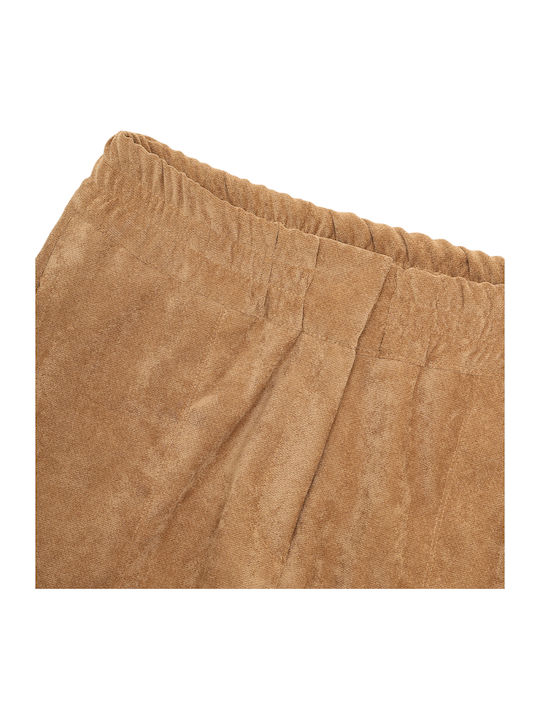 Pantaloni din Material Textil pentru Copii Maro