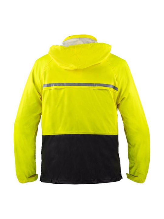 Nordcode Rain Stretched Ανδρικό Αδιάβροχο Μπουφάν Μηχανής Black/Fluo Nordcode Rain Stretched Ανδρικό Αδιάβροχο Μπουφάν Μηχανής Black/Fluo