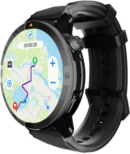 AGM Legion Pro Αδιάβροχο Smartwatch με Παλμογράφο (Μαύρο)