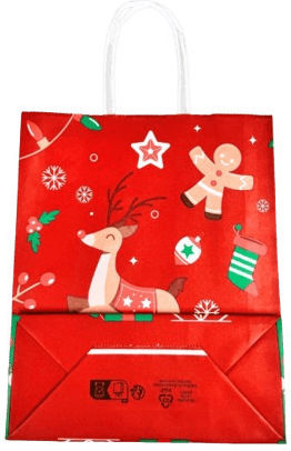 Kal-tsa Paper Christmas Bag for Gift 26x35x12cm.