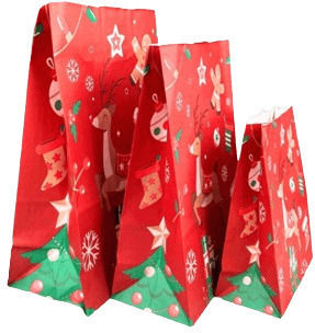 Kal-tsa Paper Christmas Bag for Gift 18x22x8cm.