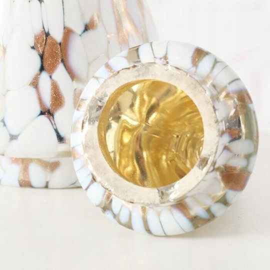 Boltze Christmas Glass Candle