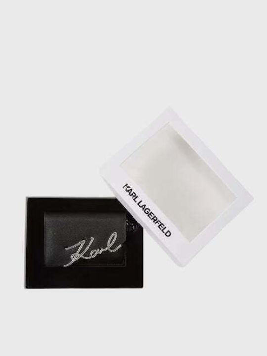 Signature Klein Leder Damen Geldbörse Karten Schwarz