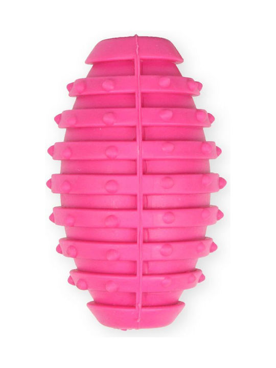 Minge de rugby roz Pet Nova Tpr de 10 cm pentru câini Minge de rugby roz Pet Nova Tpr de 10 cm pentru câini