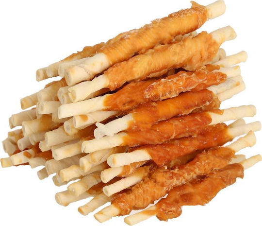 Hilton Hilton Chicken Wrap White Rawhide Dog Stick Treats with Chicken 500gr