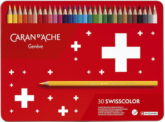 Caran D'ache Set de creioane colorate Acuarelă 30buc Pachet de 1 ambalaje