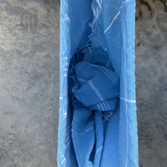 Pestemal Beach Towel Cotton Blue 180x100cm.