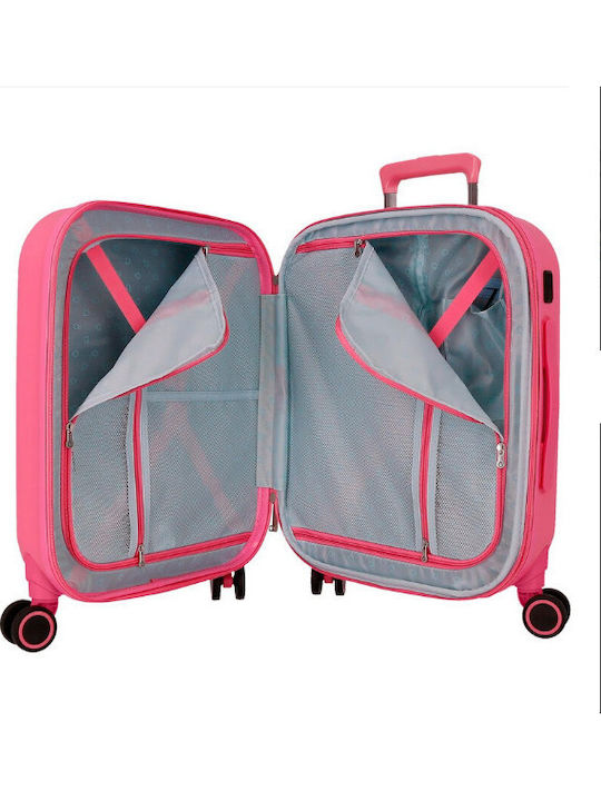 Disney Stitch Copii Valiză de Călătorie Cabină Dură Roz cu 4 roți Înălțime 55cm