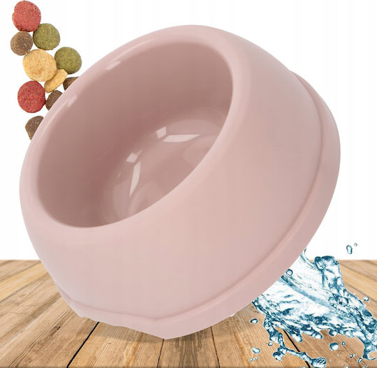 Barry King Plastic Bowl Food for Dog 1.3lt 24.5cm in Beige Color
