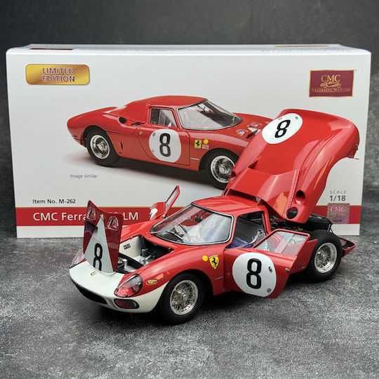Cmc 1/18 Ferrari 250 LM Reims 12h 1964 #8 Chassis 5909 Surtees Bandini RHD Limited Edition 1500 Pcs M-262