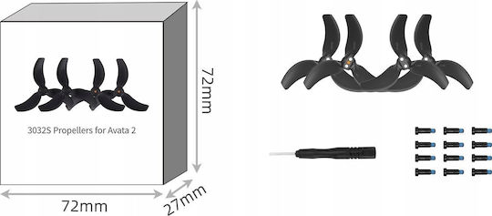 Sunnylife Propeller Set 4 Pcs Drone Dji Avata 2 Avata2 Sunnylife 3032s-2-d 13812611 5904647823907