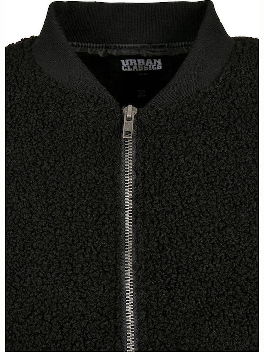 Κοντό Γυναικείο Bomber Jacket Μαύρο