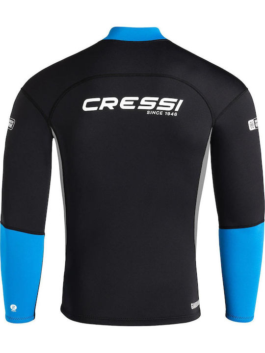 CressiSub Guardian Diving Jacket Double Lined with Zip Black 2mm