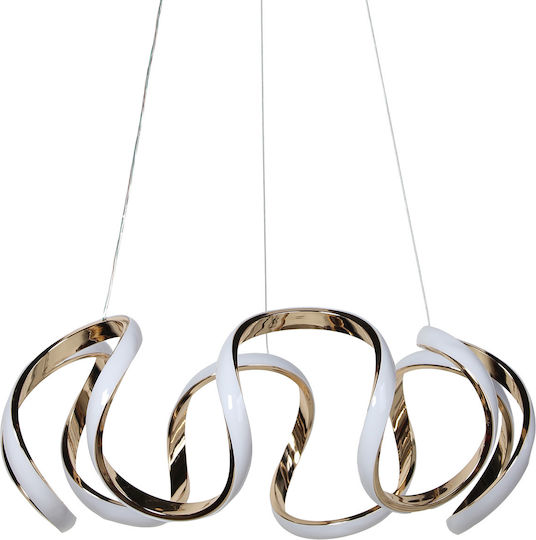 Keskor LED Κρεμαστό Φωτιστικό Χρυσό 50x50x19εκ. Keskor LED Κρεμαστό Φωτιστικό Χρυσό 50x50x19εκ.
