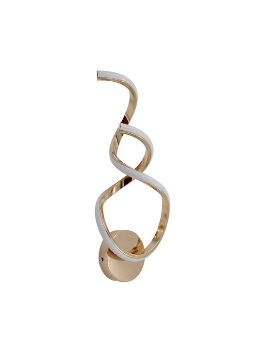 Keskor Lamp Wall LED Gold 15x6x38cm Keskor Lamp Wall LED Gold 15x6x38cm