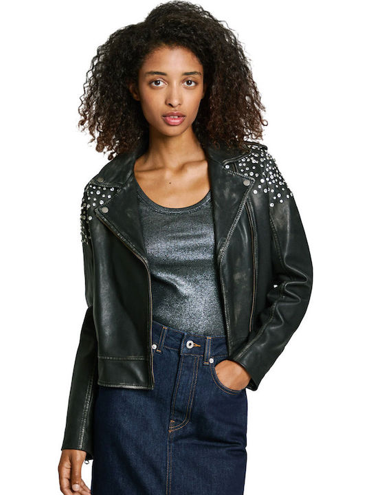 Fantasy Women's Short Lifestyle Jacket for Winter Black
