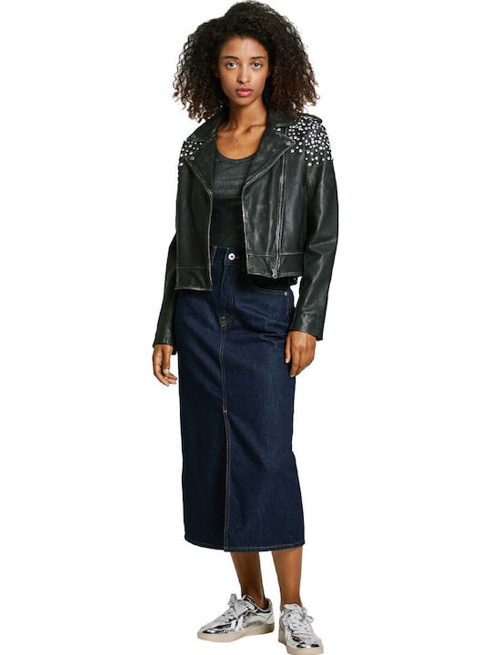 Fantasy Women's Short Lifestyle Jacket for Winter Black