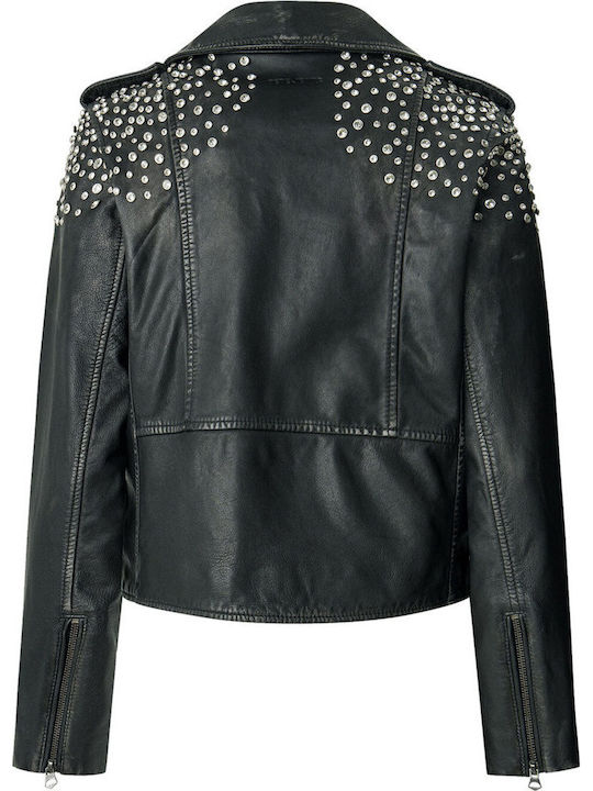 Fantasy Women's Short Lifestyle Jacket for Winter Black