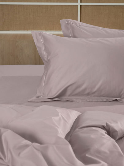 Sunshine Omnia Σετ Σεντόνια King Size 280x300εκ. Powder (4τμχ)
