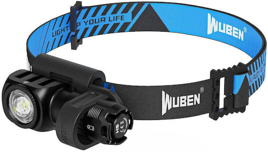 Wuben H5 Rechargeable LED Head and Hand Flash Light 400 Lumens 120 Hours Duration IP68