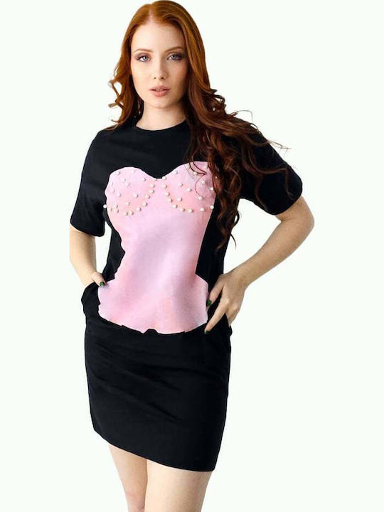 Kleid Ganztägig Rosa