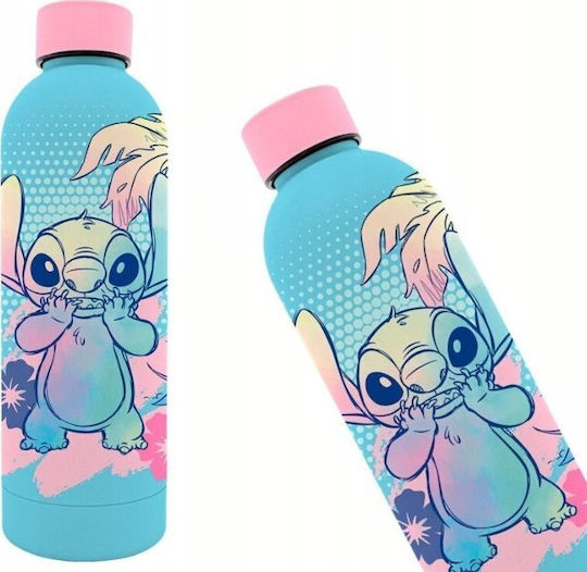 Kids Licensing Παιδικό Παγούρι Lilo & Stitch Ανοξείδωτο Γαλάζιο 500ml