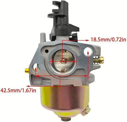 Carburettor 168f Compatible Honda Gx160 Gx200 5.5hp 6.5hp Flanges & Accessory Set