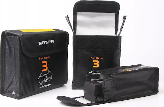Sunnylife Θήκη Μεταφοράς Μπαταρίας Μαύρη για DJI Mavic 3