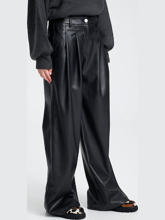 Women's Fabric Trousers Black