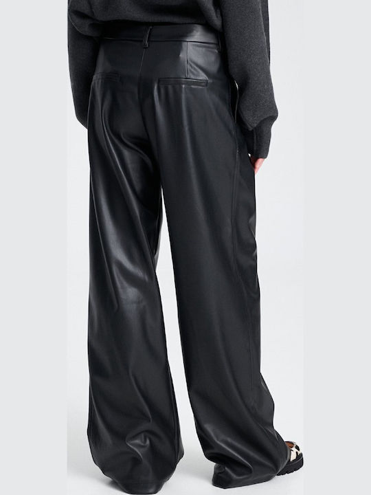 Women's Fabric Trousers Black
