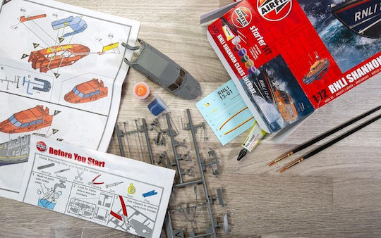 Airfix Starter Set Rnli Shannon Class Lifeboat
