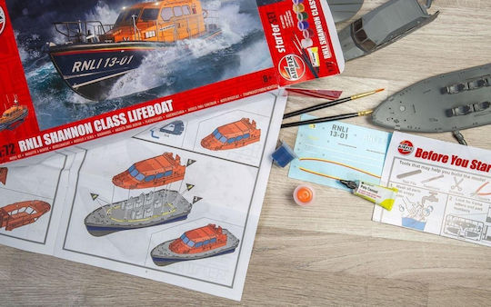 Airfix Starter Set Rnli Shannon Class Lifeboat