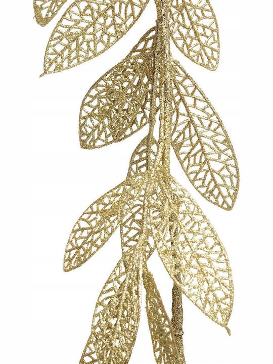 Atmosphera Χριστουγεννιάτικη Γιρλάντα Golden Leaf Χρυσή