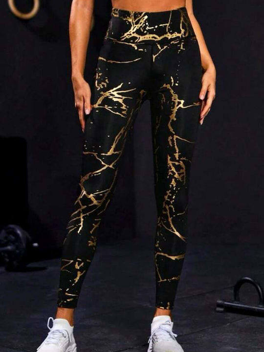 Training Γυναικείο Κολάν Metallic Gold