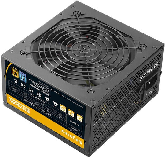 Segotep BN750W V2 750W Negru Sursă de Alimentare Calculator Complet cu fir 80 Plus Bronze
