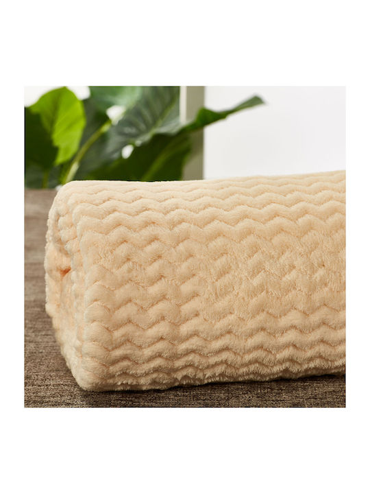 Whitegg Aw2026 Decke Fleece Einzeln 160x220cm Olive