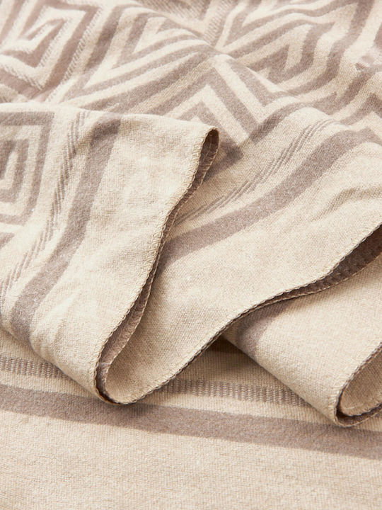 Women's Knitted Scarf Beige