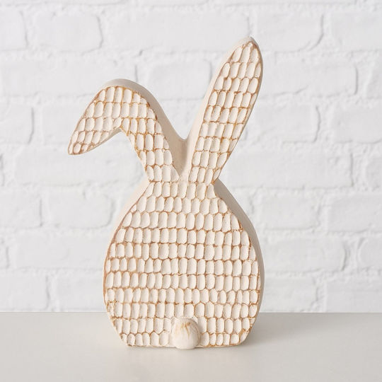 Figurina Iepure 2/ass Elana Bej 12x5x19 Cm Ceramic