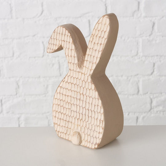 Figurina Iepure 2/ass Elana Bej 12x5x19 Cm Ceramic