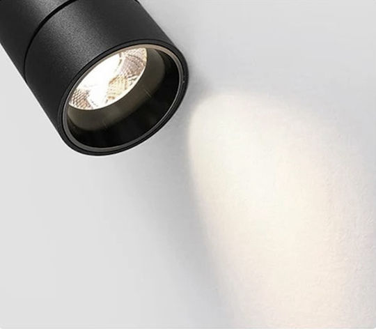 Atman LED Θερμό Λευκό Σποτ σε Μαύρο Χρώμα Atman LED Θερμό Λευκό Σποτ σε Μαύρο Χρώμα
