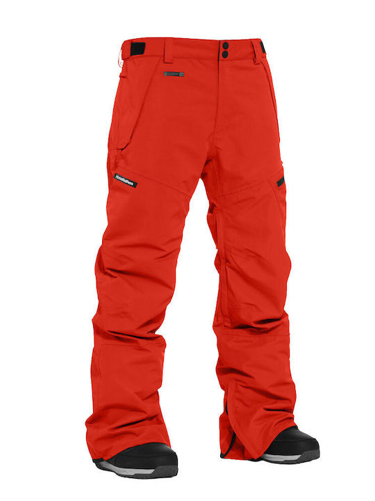 Horsefeathers OM330E Ανδρικό Παντελόνι Σκι & Snowboard Κόκκινο