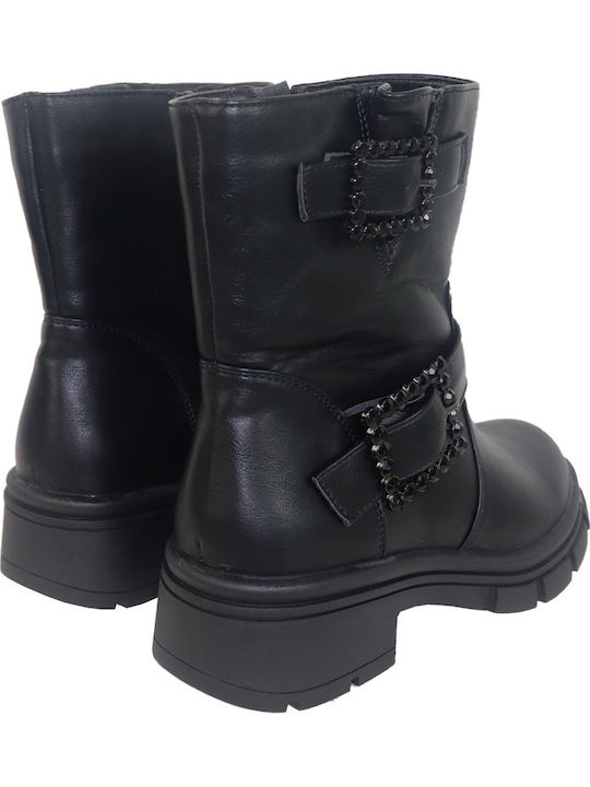 Stiefeletten Damen Schwarz