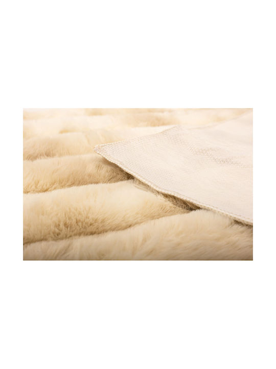 Mc Decor Modern Bedroom Rugs Set Beige MCD.KSX.RABBIT BEIGE 3pcs