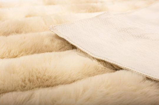 Mc Decor Σετ Μοντέρνα Χαλιά Κρεβατοκάμαρας Beige MCD.KSX.RABBIT BEIGE 3τμχ