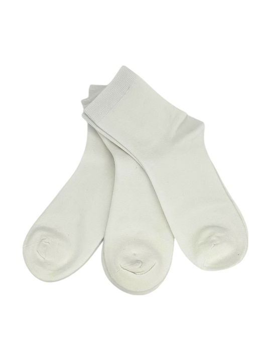 Angel Shopping Ανδρικές Κάλτσες Λευκό 3Pack