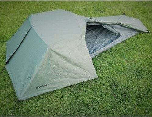Rockland Soloist Plus Camping Tent Mountaineering Green 3 Seasons for 1 Person Waterproof 230x90x70cm