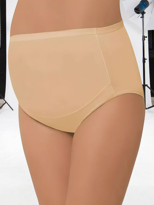 Women's Cotton Maternity Briefs M5011 Beige