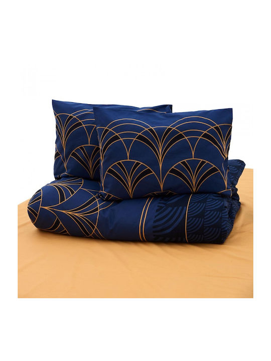 Heinner Set Cearșafuri Dublu 200x220cm. Wave 4buc